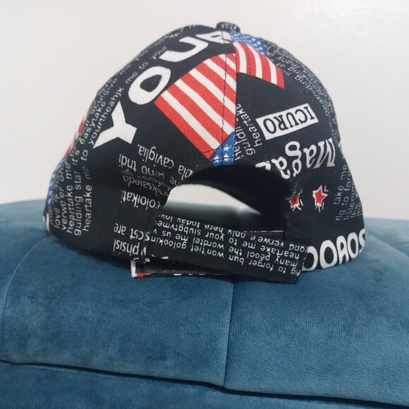 Simple Lightweight HAT CAP Multicolored Wordings Black White Everyday Casual Hat - Picture 11 of 11